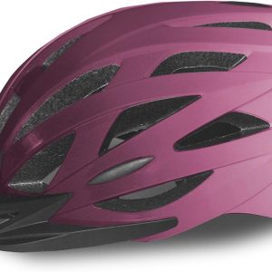 Road Bike Helmet Adult Men & Women, Adjustable Lightweight Design (22-24.5 Inches) - Vented, Removable Visor & Reflective White, for Day and Night Commuting & Sports | CPSC Certified