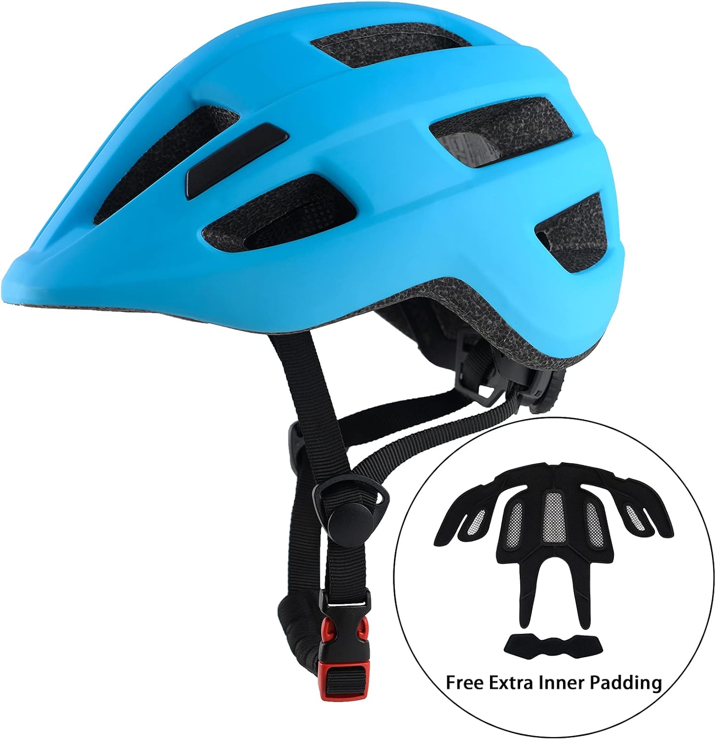 Kids Bike Helmet for Ages 1-8 Years, Adjustable Toddler Boys and Girls Helmets, Lightweight Child Infant Bicycle Cycling Scooter Sports Helmet 48-54cm - Image 2