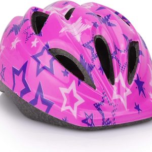 Kid Bicycle Helmets,  Kids Bike Helmet A 3-5/5-14 Adjustable from Toddler to Youth Size, Durable Kids Bike Helmet with Fun Designs for Boys and Girls